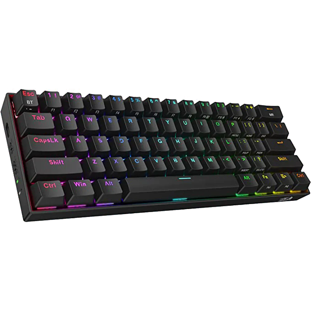 Redragon Draconic Pro K530 PRO - 60% Bluetooth+24.Ghz+Wired Mechanical Keyboard (Red Switch) - Image 4