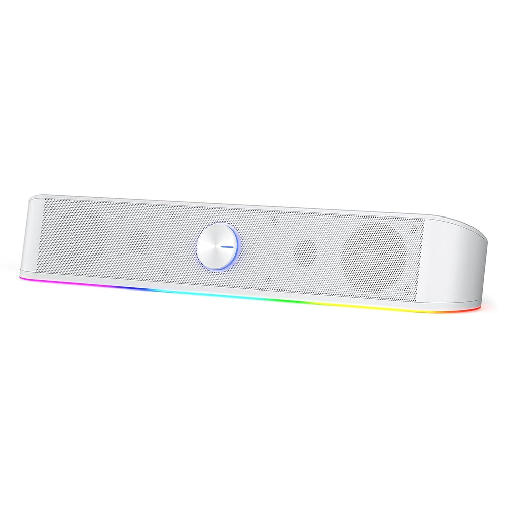Redragon GS560 Adiemus RGB Desktop USB Wired Soundbar (White)