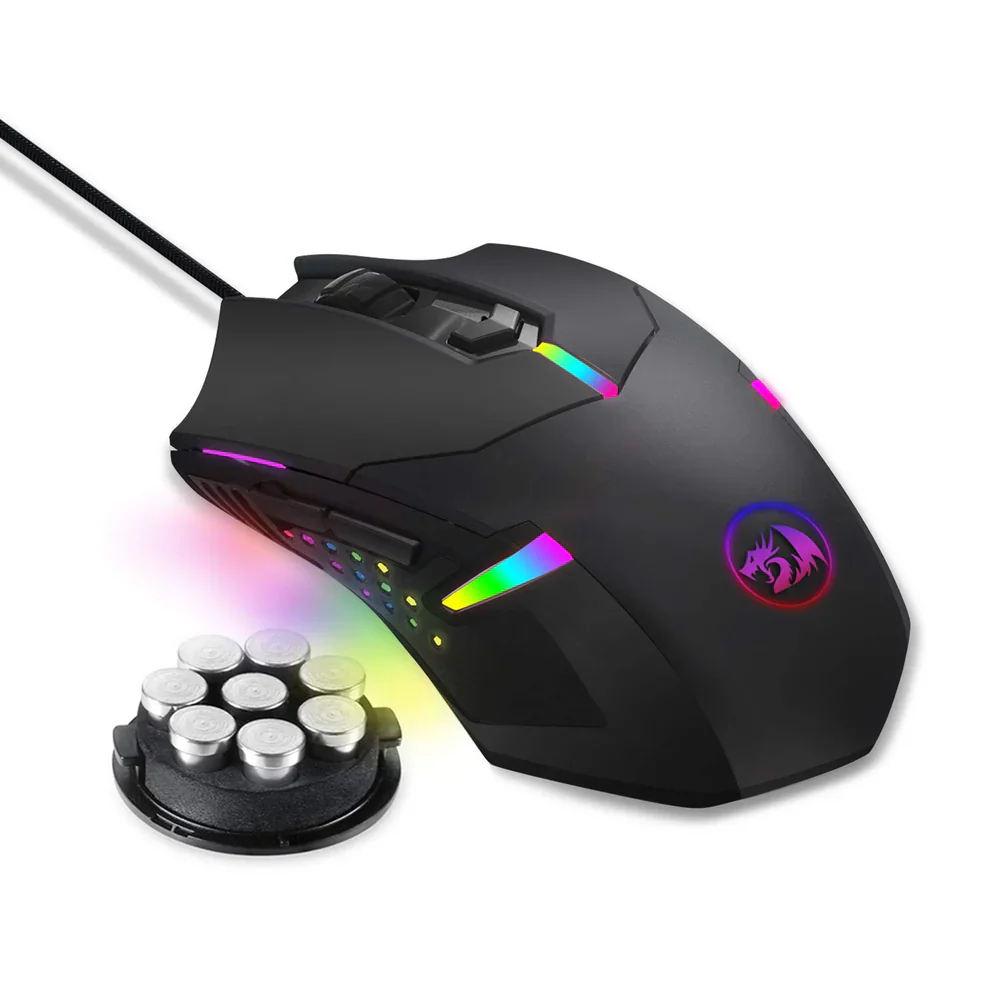Redragon M601-RGB Centrophorus Wired Gaming Mouse
