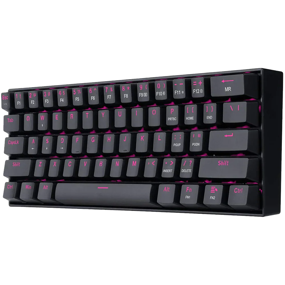 Redragon Wired Mechanical Keyboard Pink LED (Brown Switch)