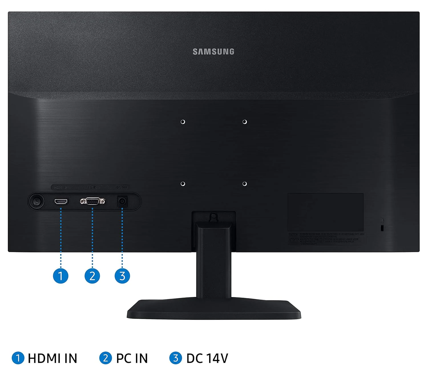 Samsung 22-inch(54.48cm) LED 1920 x 1080 Pixels FHD Flat Monitor, VA, 60 Hz, Wide View Angle, HDMI, D-sub Ports, Flicker Free, (LS22A334NHWXXL, Black) - Image 15