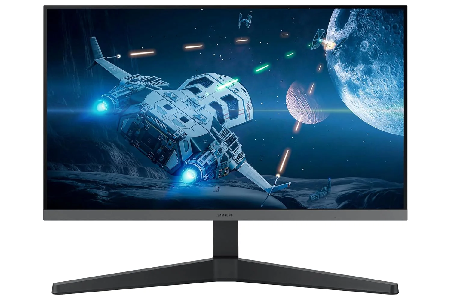 Samsung 24-inch (60.46cm) FHD, IPS, 100 Hz, 1920 x 1080 Flat Monitor, Bezel Less Design, AMD FreeSync, Flicker Free, HDMI, Display Port (LS24C330GAWXXL, Black) - Image 14