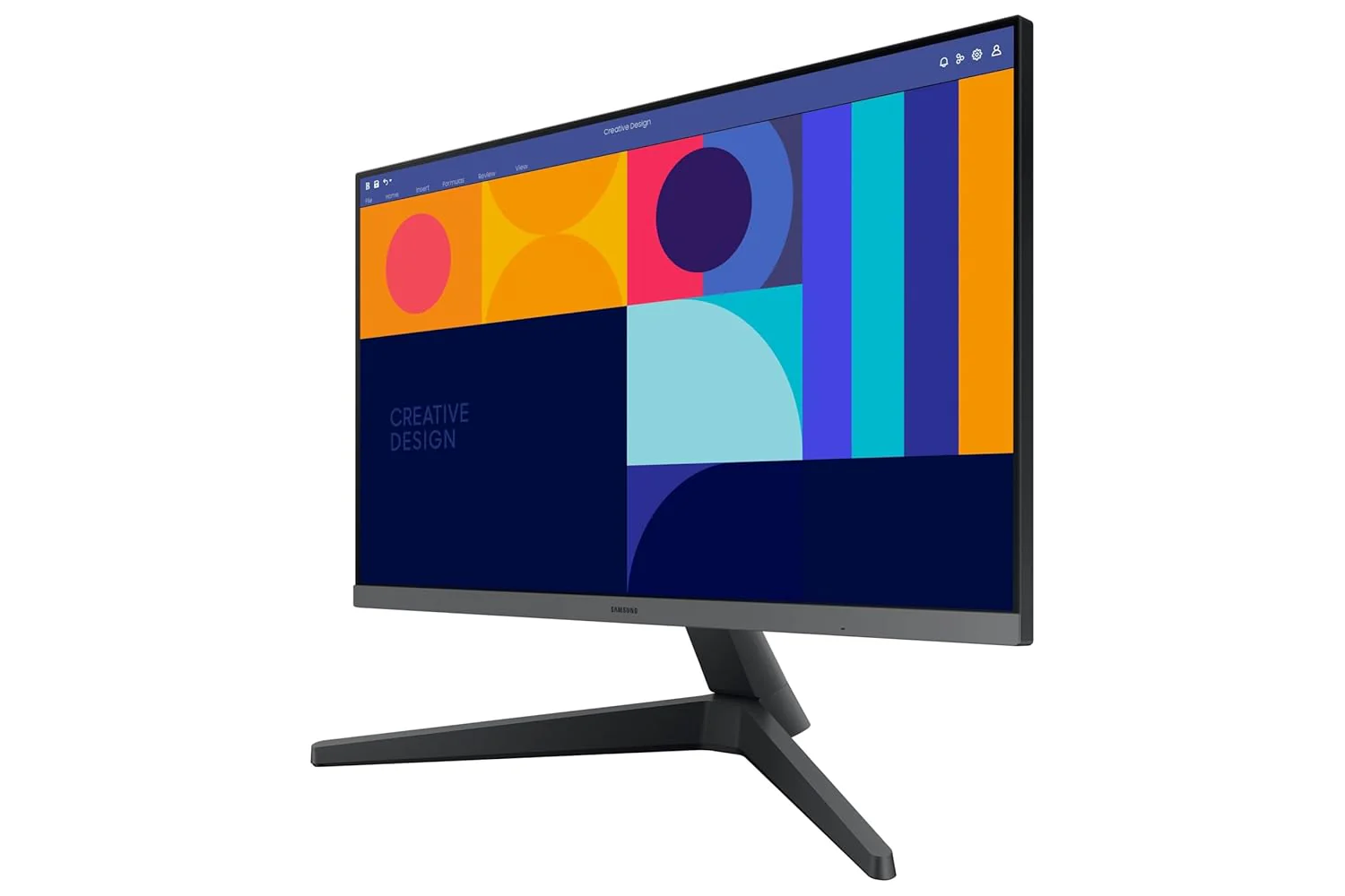 Samsung 24-inch (60.46cm) FHD, IPS, 100 Hz, 1920 x 1080 Flat Monitor, Bezel Less Design, AMD FreeSync, Flicker Free, HDMI, Display Port (LS24C330GAWXXL, Black) - Image 9