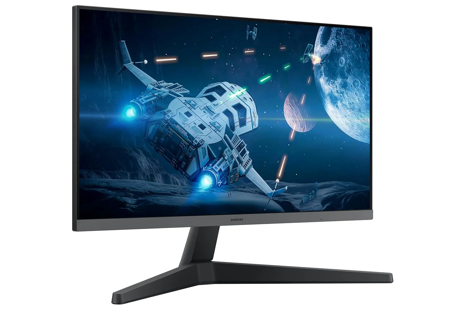 Samsung 27-inch (68.59cm) FHD, IPS, 100 Hz, 1920 x 1080 Flat Monitor, Bezel Less Design, AMD FreeSync, Flicker Free, HDMI, Display Port (LS27C330GAWXXL, Black) - Image 3