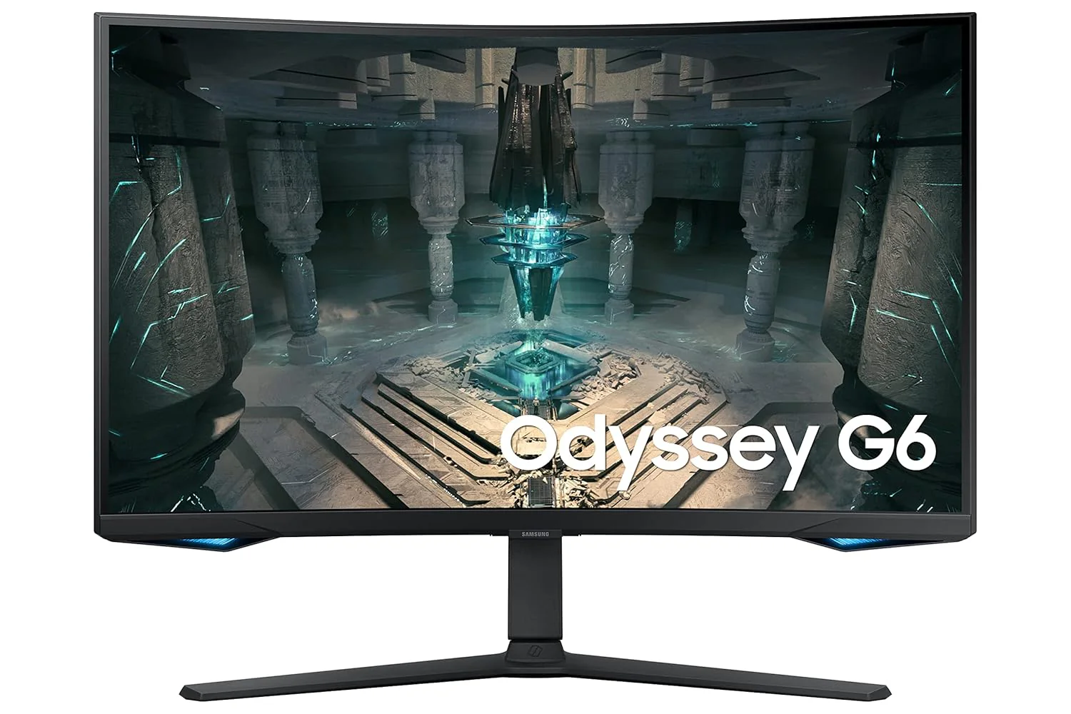 Samsung 27-Inch(68.47cm) QHD Odyssey G6 Gaming, 240 Hz, 1 ms Curved Smart LED Monitor, 2560 x 1440 Pixels, Height Adjustable Stand, OTT Apps, AMD Freesync Premium Pro (LS27BG650EWXXL, Black)