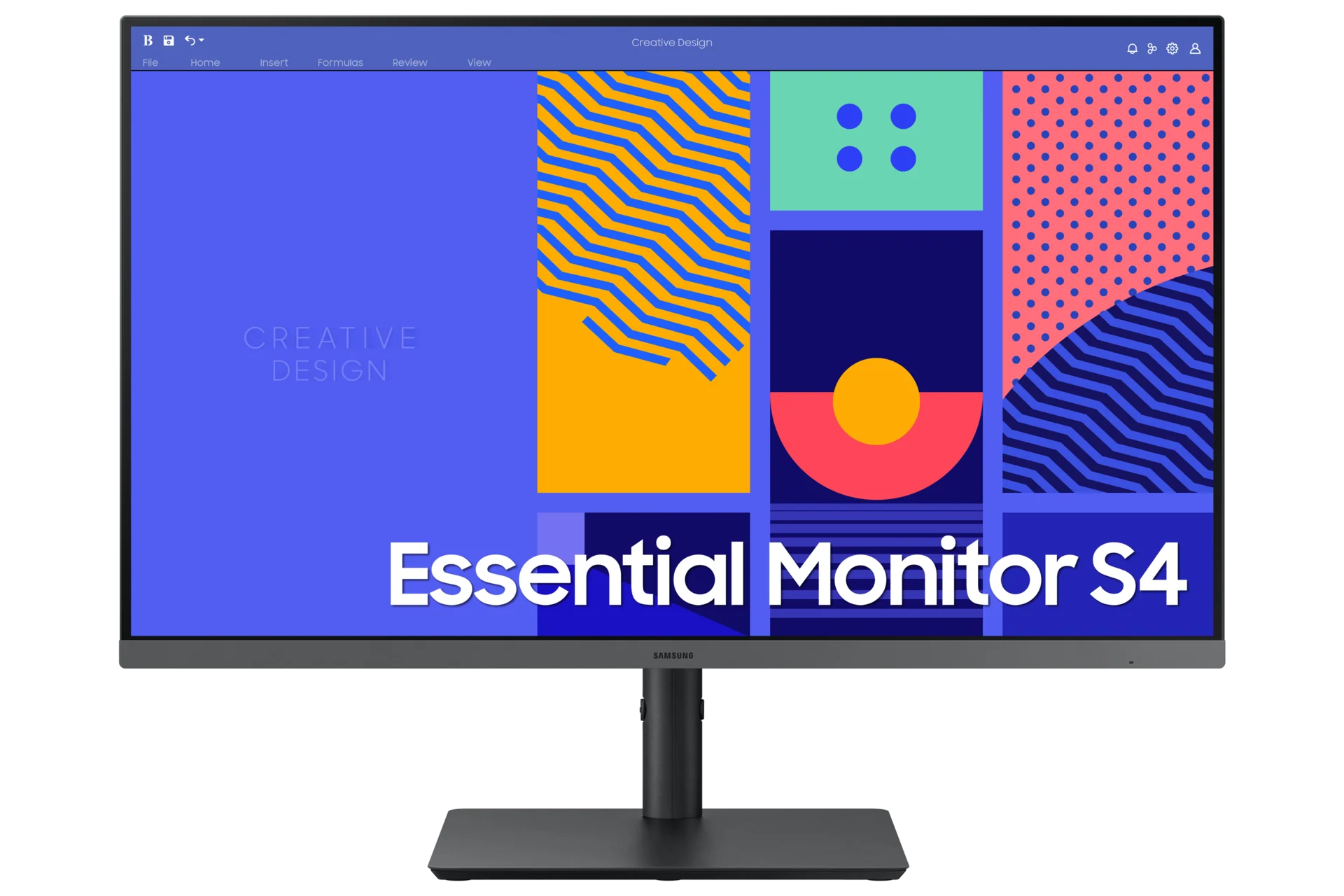 SAMSUNG 68.5 cm (27) S4 Flat FHD IPS Monitor with 100 Hz refresh rate, height adjustable stand and borderless design - Image 2