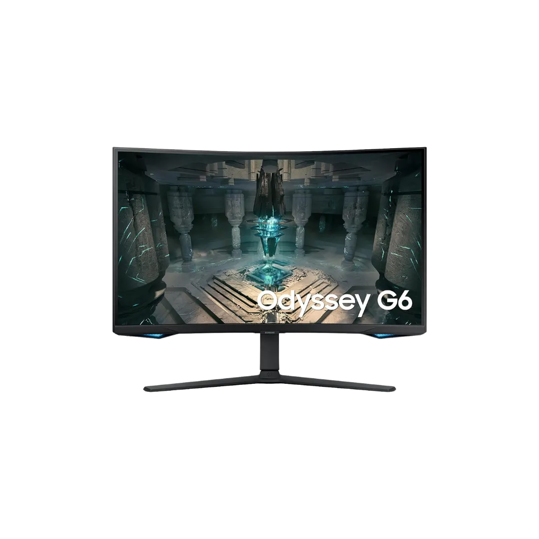 SAMSUNG LS27BG650 2K Monitor with 350cd Brightness, 1ms Response Time, 240Hz Refresh Rate, DCI-P3 95% Color Coverage, G-SYNC, HDR600, Height Adjustment, HDMI 2.1, Smart Features, WiFi, Bluetooth Speakers