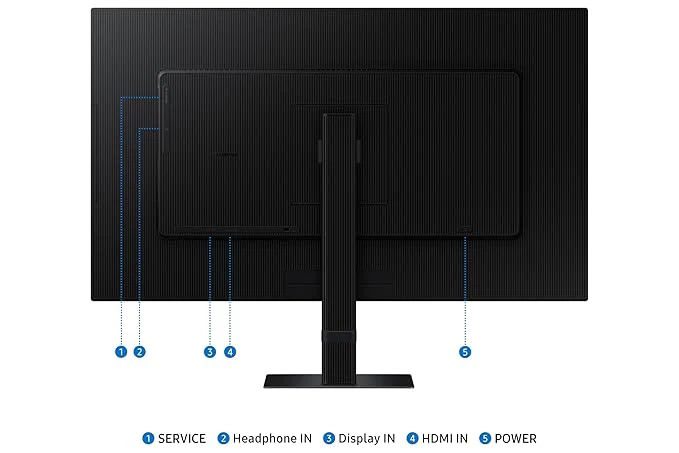 Samsung LS27D700 27" 4K UHD IPS/60Hz/HDR10/Black Monitor - Image 6