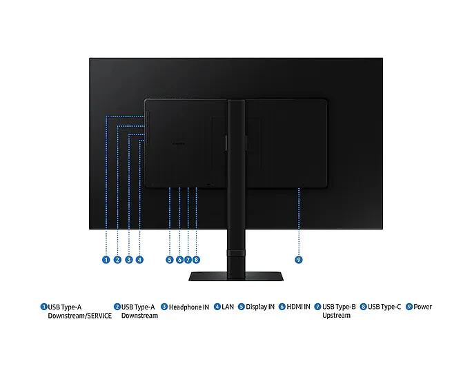 Samsung LS32D800U 32" 4k UHD sRGB/USB-C/Monitor - Image 9