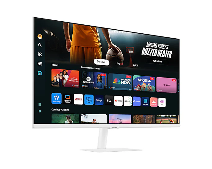Samsung LS32DM701U 32" 4K HDMI-2/Wifi/sRGB/White Smart Monitor - Image 6