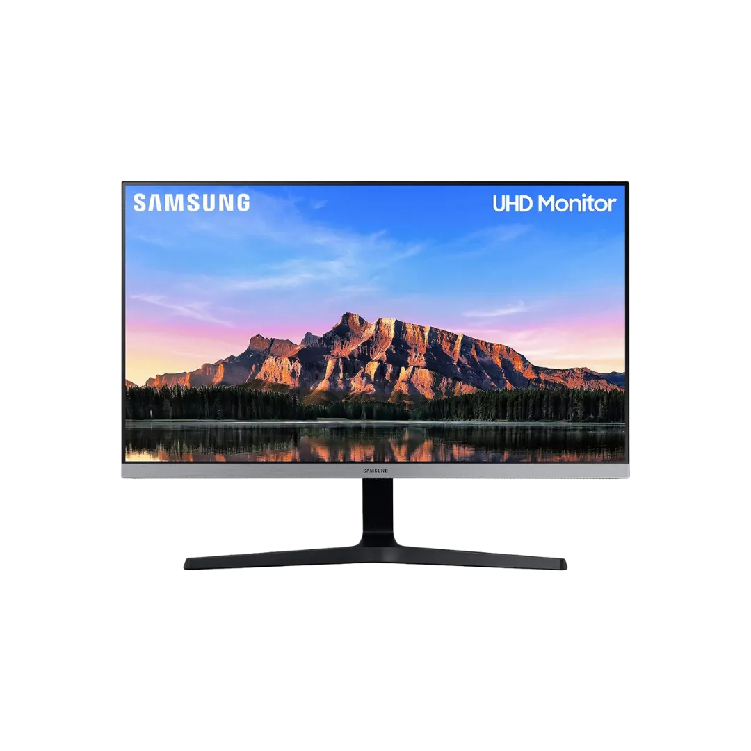 SAMSUNG LU28R550VQW 4K HDR 10 IPS Monitor with Borderless Design and 99% sRGB