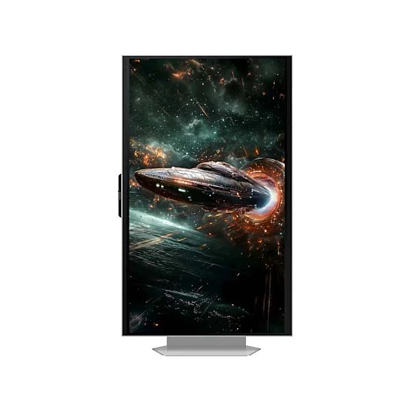Samsung Odyssey 3D G90XF 27 Inch 4K IPS Flat Gaming Monitor (Mercury Silver) - Image 3