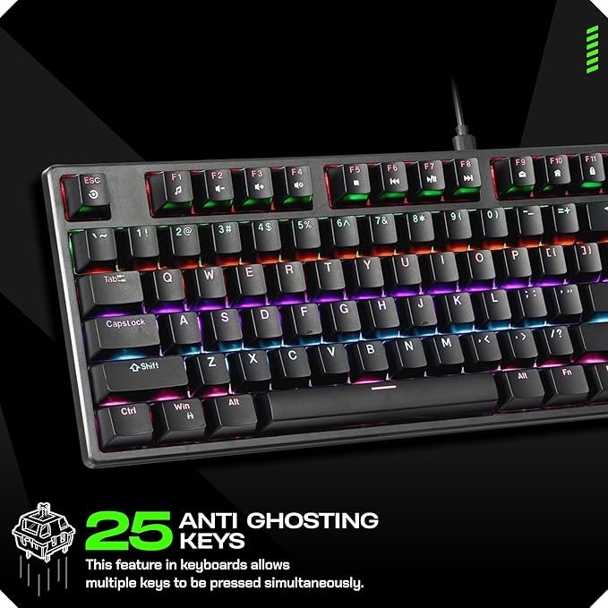 TAG Gamerz Illume 2.0 Mechanical Gaming Keyboard (Black) - Image 2