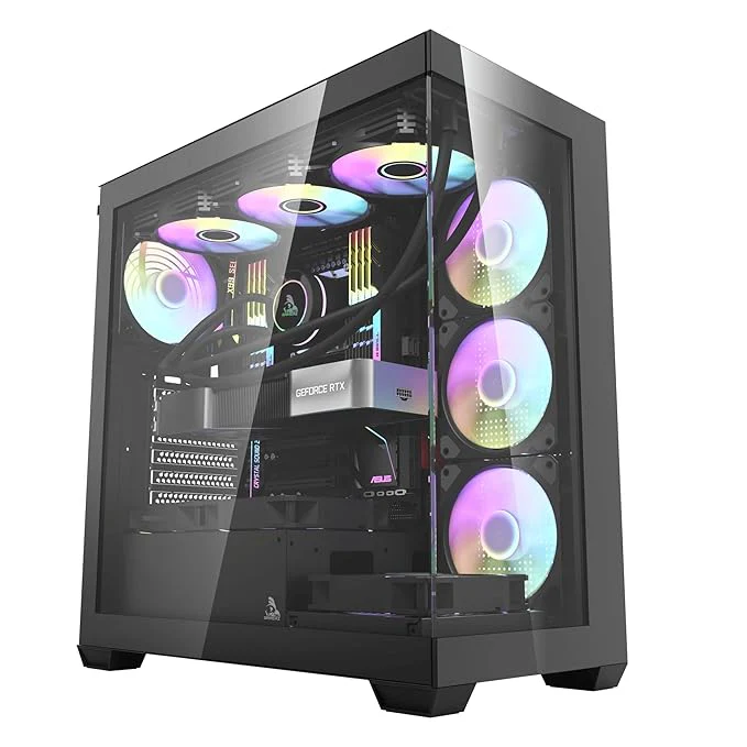 TAG Gamerz Luminor Mid-Tower Gaming PC Case - Image 5