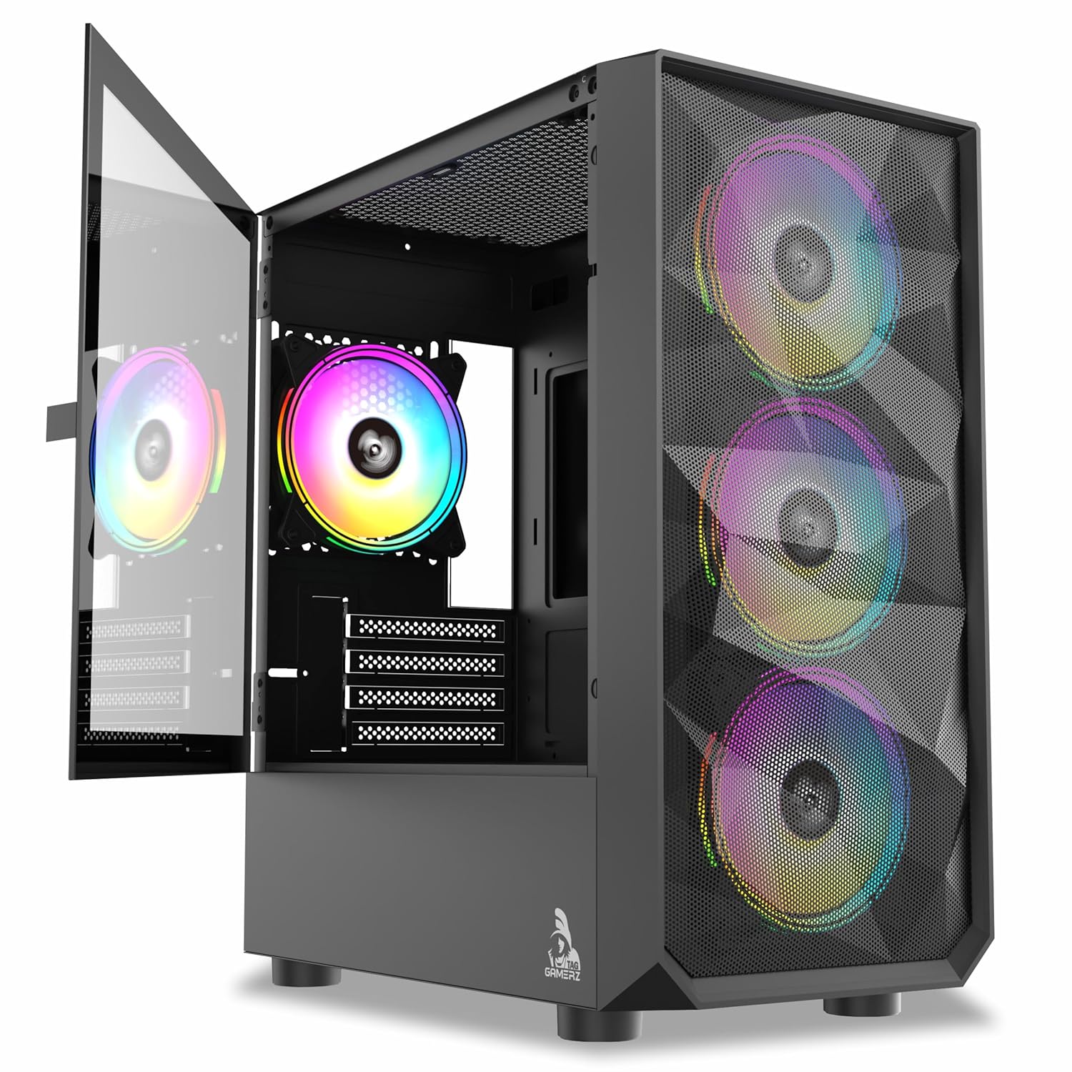 TAG Gamerz Pulser Mid-Tower Gaming PC Case - Image 2
