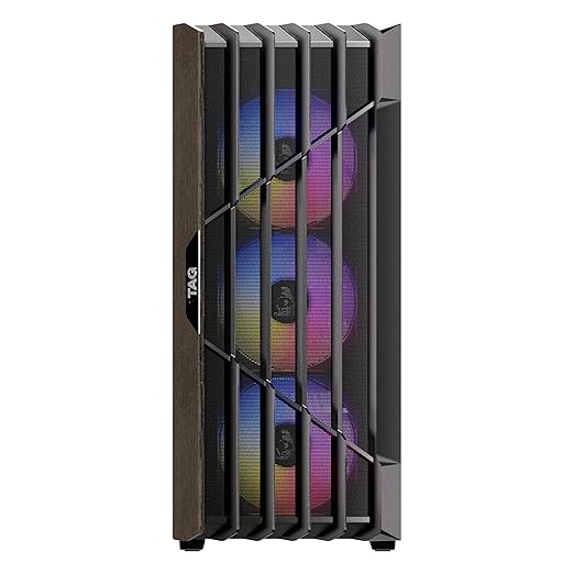 TAG Gamerz Stellar Elite Mid-Tower Gaming PC Case (Black) - Image 2