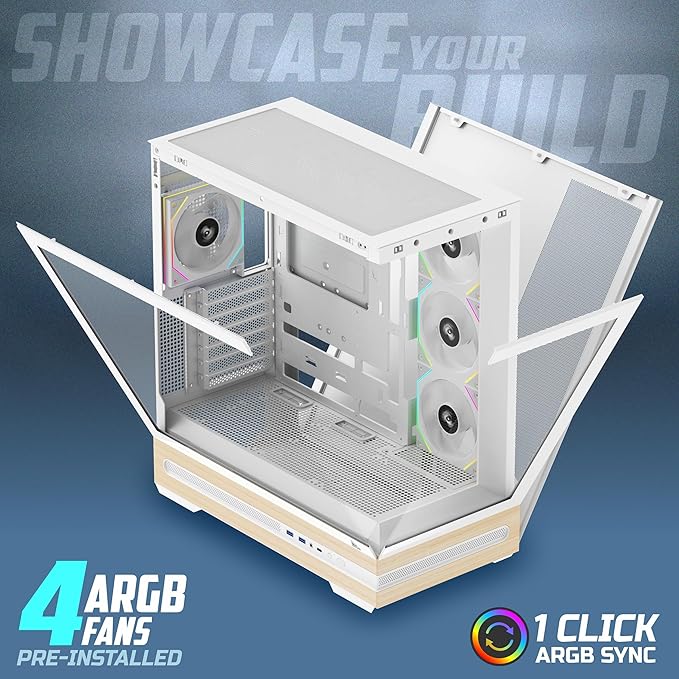 TAG Gamerz Stellar Prime Mid-Tower Gaming PC Case - Image 6