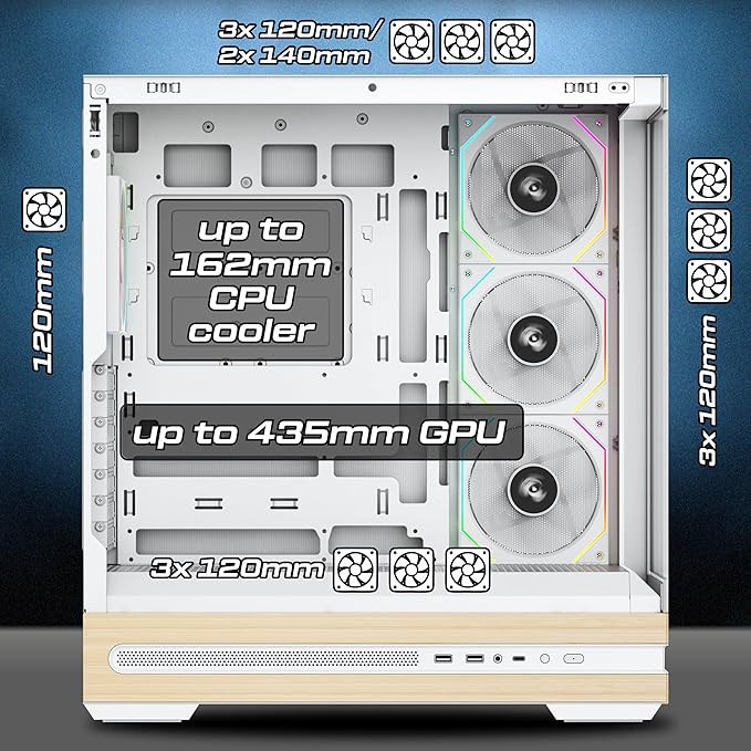TAG Gamerz Stellar Prime Mid-Tower Gaming PC Case - Image 7