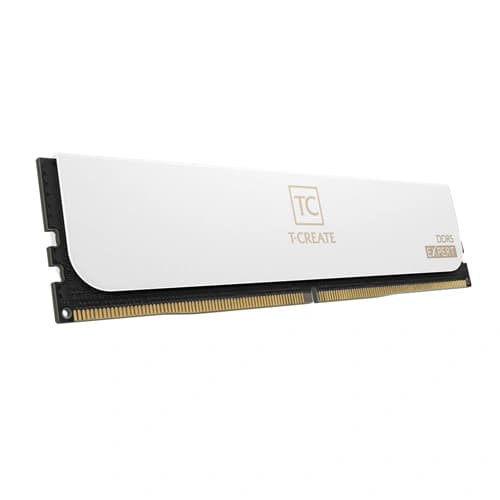 TEAMGROUP T-Create Expert CL38 DDR5 32GB (16GB x 2) 6000MHz Desktop RAM (White) - Image 2