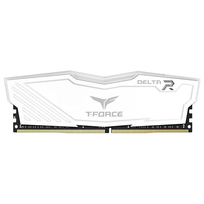 TEAMGROUP T-Force Delta RGB CL16 DDR4 16GB (16GBx1) 3200MHz Desktop RAM (White) - Image 2