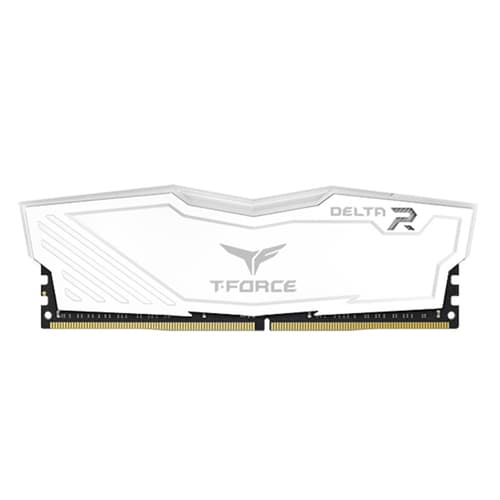 TEAMGROUP T-Force Delta RGB CL16 DDR4 16GB (8GBx2) 3200MHz Desktop RAM (White) - Image 2