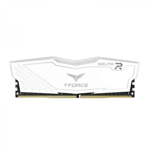 TEAMGROUP T-Force Delta RGB CL16 DDR4 8GB (8GBx1) 3200MHz Desktop RAM (White) - Image 2