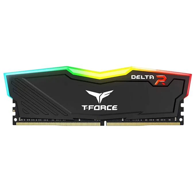 TEAMGROUP T-Force Delta RGB CL18 DDR4 16GB (16GBx1) 3600MHz Desktop RAM (Black) - Image 3