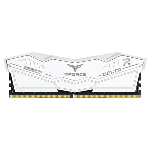 TEAMGROUP T-FORCE Delta RGB CL32 DDR5 32GB (16GBx2)  5600MHz Desktop RAM (White) - Image 4