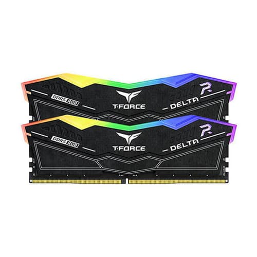 TEAMGROUP T-FORCE Delta RGB CL34 DDR5 32GB (16GBx2) 7200MHz Desktop RAM (Black)