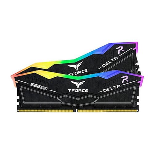 TEAMGROUP T-FORCE Delta RGB CL34 DDR5 32GB (16GBx2) 7200MHz Desktop RAM (Black) - Image 2