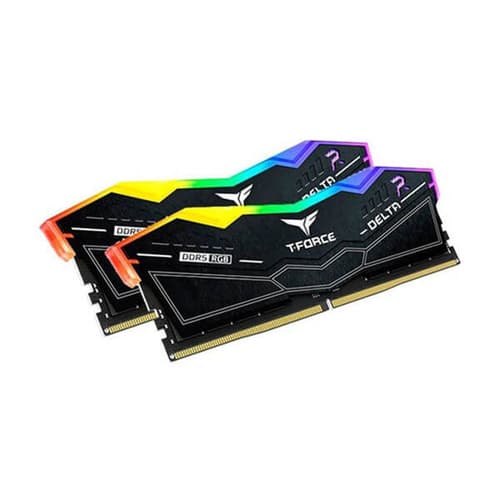 TEAMGROUP T-FORCE Delta RGB CL34 DDR5 32GB (16GBx2) 7200MHz Desktop RAM (Black) - Image 4