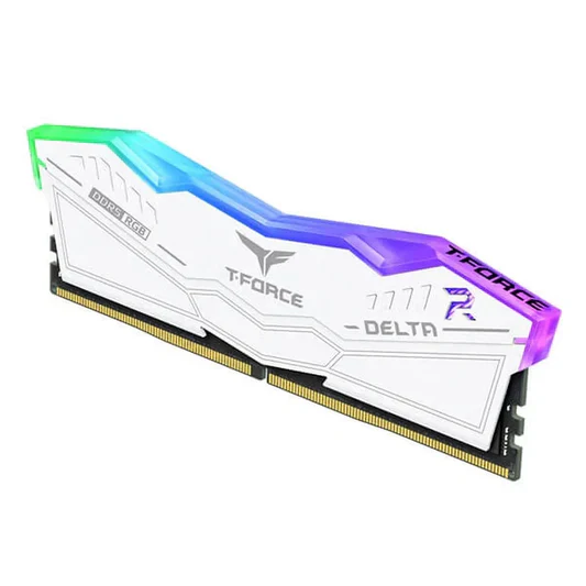 TEAMGROUP T-FORCE Delta RGB CL36 DDR5 16GB 5600MHz Desktop RAM (White) - Image 4