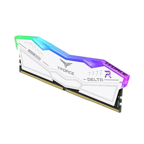 TEAMGROUP T-FORCE Delta RGB CL36 DDR5 64GB (32GBx2)  5600MHz Desktop RAM (White) - Image 2