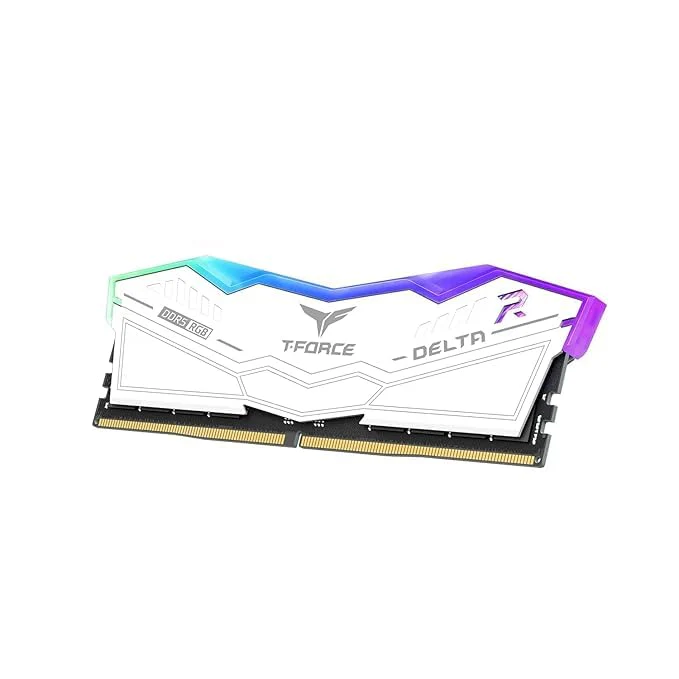 TEAMGROUP T-FORCE Delta RGB CL40 DDR5 16GB 5200MHz Desktop RAM (White) - Image 3