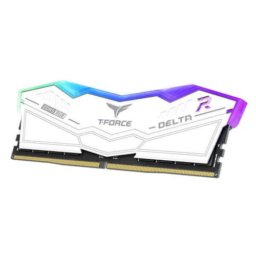TEAMGROUP T-FORCE Delta RGB CL40 DDR5 32GB 5200MHz Desktop RAM (White) - Image 2