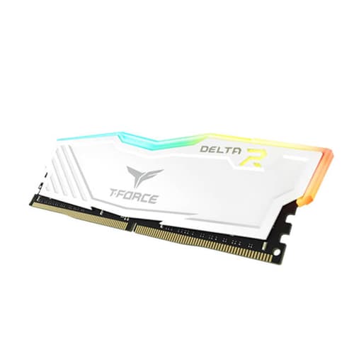 TEAMGROUP T-Force Delta RGB DDR4 16GB (16GBx1) 3600MHz Desktop RAM (White) - Image 3