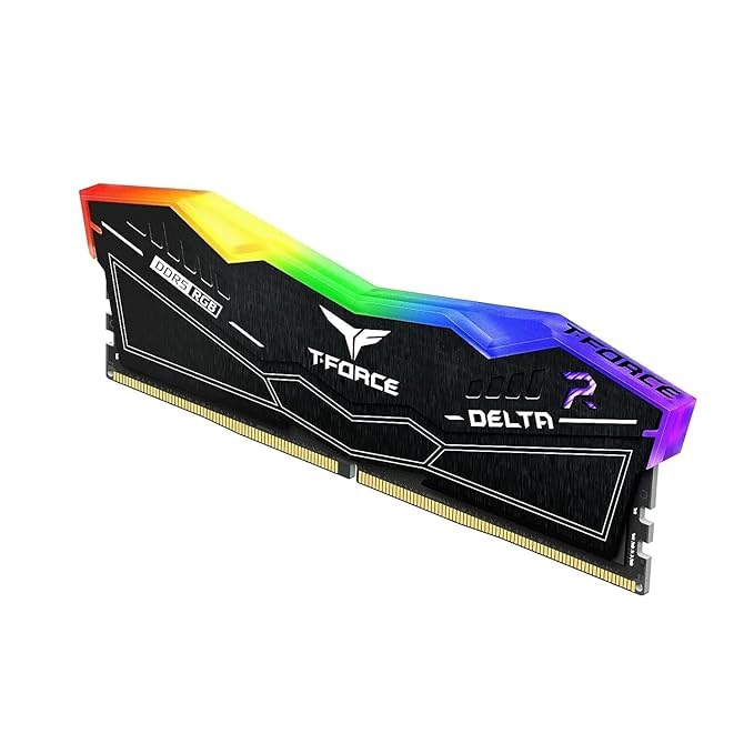TEAMGROUP T-FORCE Delta RGB DDR5 16GB 5200MHz Desktop RAM (Black) - Image 2