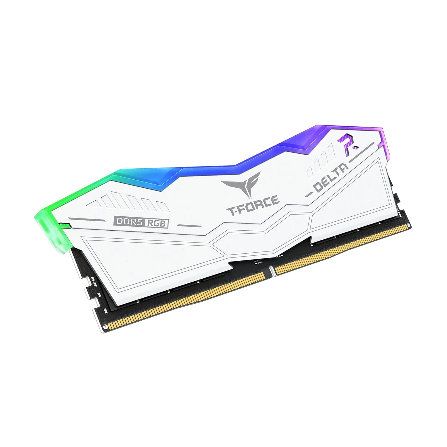 TEAMGROUP T-Force Delta RGB DDR5 32GB (16GBx2) 6000MHz Desktop RAM (White) - Image 2