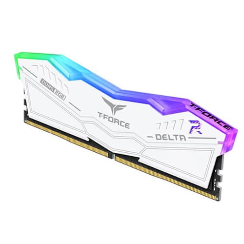 TEAMGROUP T-Force Delta RGB DDR5 32GB (16GBx2) 6400MHz Desktop RAM (White) - Image 4