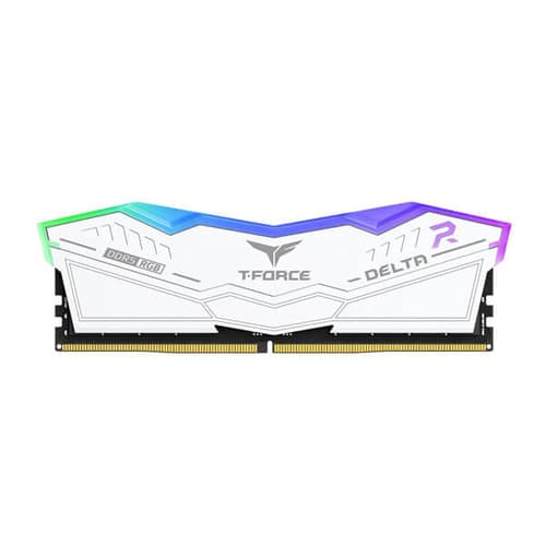 TEAMGROUP T-Force Delta RGB DDR5 64GB (32GBx2) 6000MHz Desktop RAM (White) - Image 3