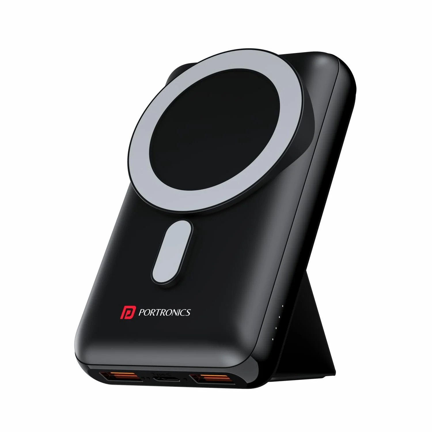 PORTRONICS Wirecell 10 Powerbank 15W Magnetic Wireless Power Bank with 22.5 Wired Output - Image 2
