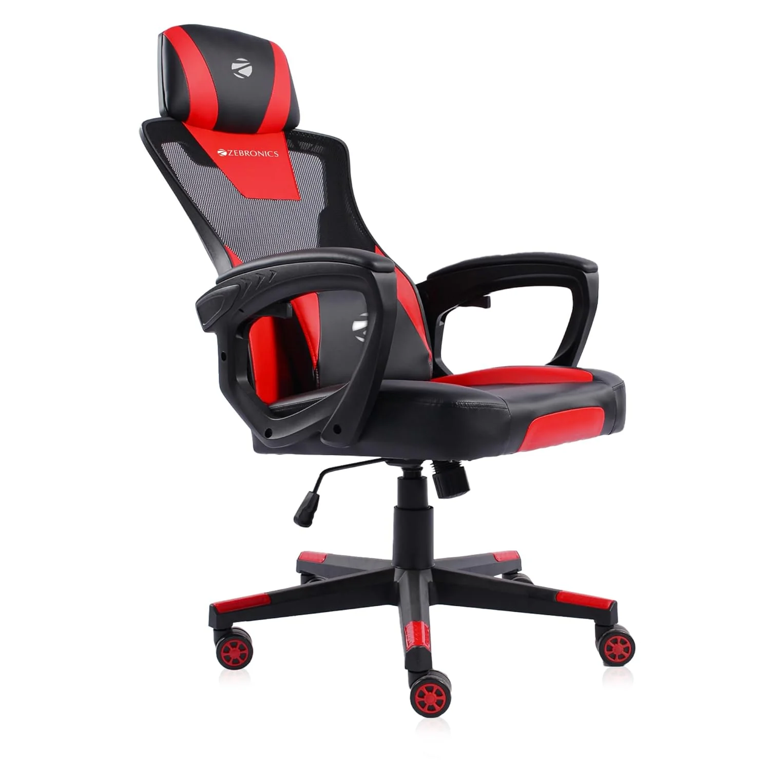 Zebronics Gaming Chair with 360Â° Swivel and Recliner Armrests
